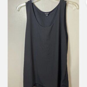 Ann Taylor Womens Sleeveless Top Black Size L Large Summer Formal